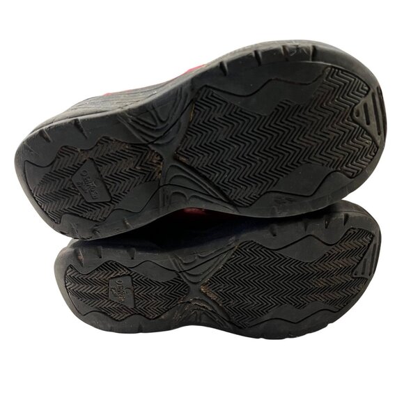 Oshkosh Bgosh Toddler Boys Red & Black Closed-Toe Sandals SZ 7 Adjustable Straps - Picture 5 of 6